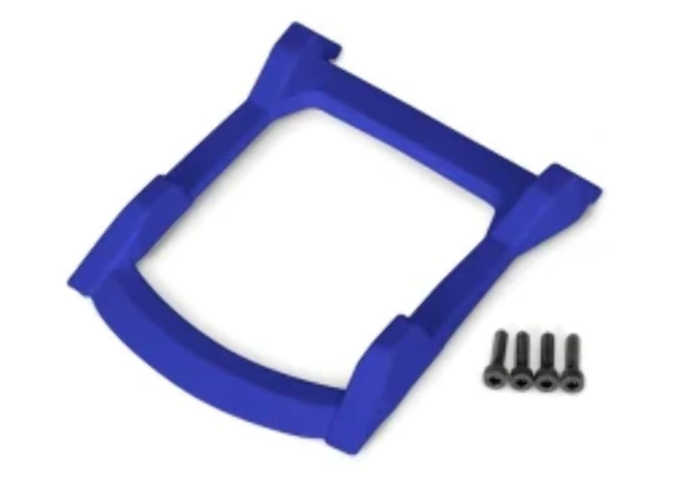 Traxxas 6728X - Skid Plate roof (Body) (Blue)/ 3x12mm CS (4)