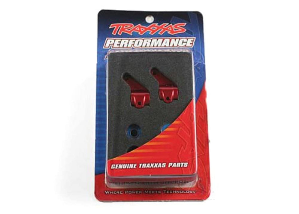 Traxxas 3636X Red-Anodized 6061-T6 Aluminum Steering Blocks (pair)