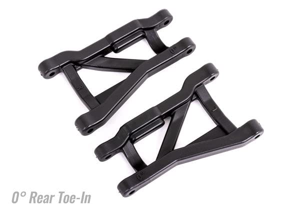 Traxxas Suspension Arms Black Rear (Left & Right) Heavy Duty 0° Toe Angle (2) 9430