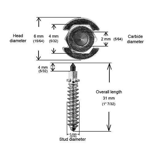 IGRIP Snow Studs SS32R 32 mm