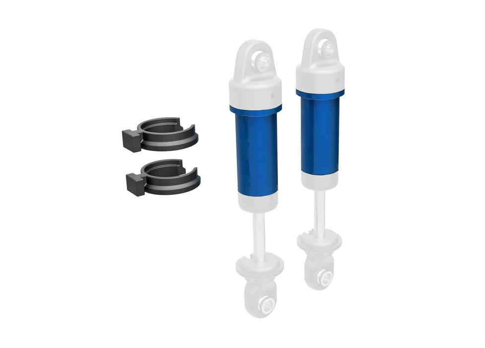 Traxxas 9763 Blue Aluminum GTM SHock Body for TRX-4M (1 Pair)