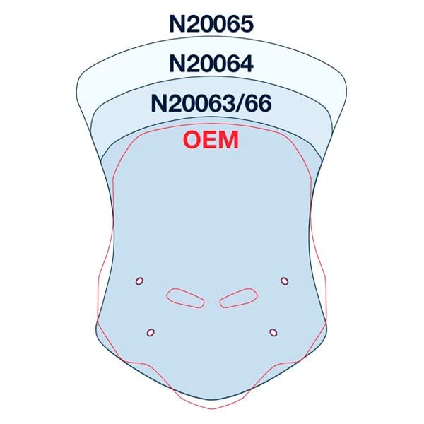 NATIONAL CYCLE VStream Aeroacoustic Windshield Fits Honda