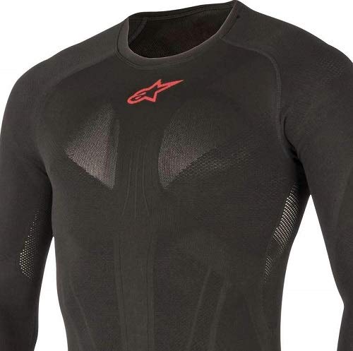 Alpinestars Tech Top ls Summer Top, Black Red, X-Small/Small