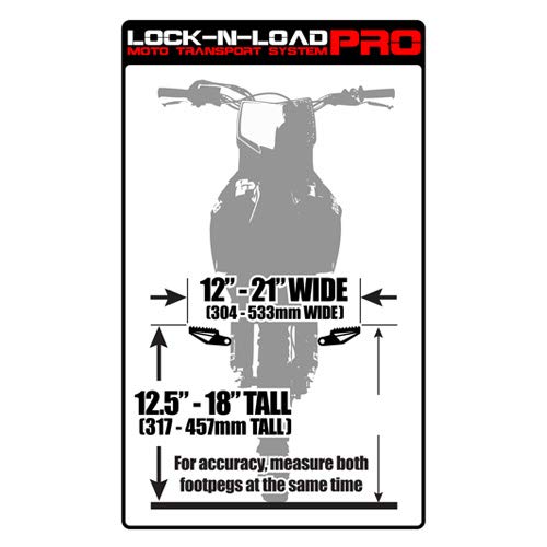 Risk Racing 00174 Silver Lock-N-Load PRO-Strapless Motocross Transport System