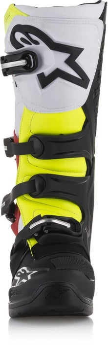 Alpinestars 2015015-1235-15 Unisex-Adult Tech 5 Boots (Black/White/Red/Yellow, Size 15)