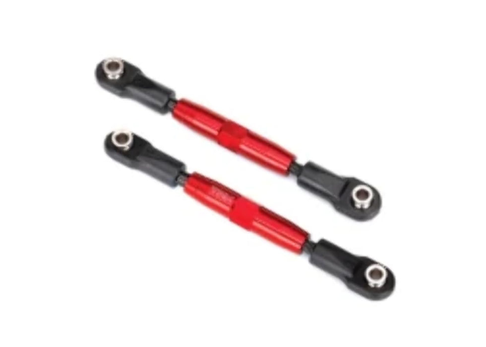 3644R - Camber Links Rear (Tubes red-Anodized 7075-T6 Aluminum Stronger Than Titanium) (73mm) (2)/ Rod Ends Rear (4)/ Rod Ends Front (4)/ Aluminum Wrench (1)