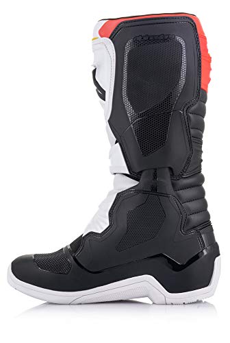 Alpinestars 2013018-1238-8 Tech 3 Boots Black/White/Red/Fluo Yellow Sz 08