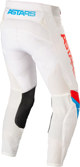 Alpinestars Techstar Quadro Pants Off Wht/Blu Neo/Brt Red Sz 36 482-970736