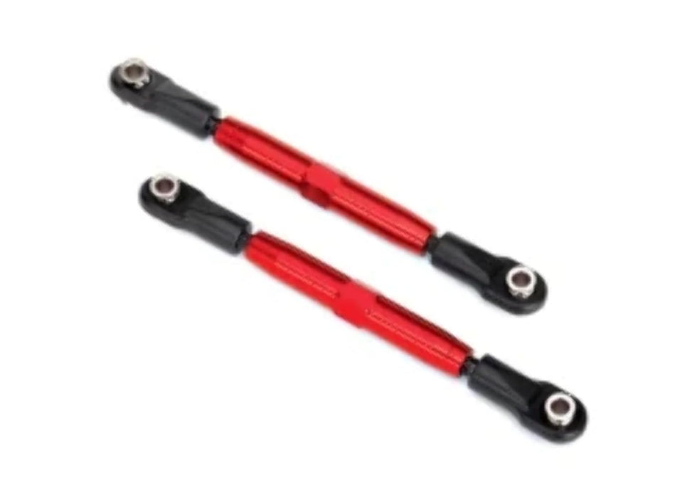 Traxxas 3643R - Aluminum Rear Camber Links Turnbuckle 83mm Red