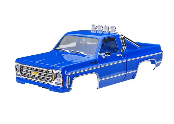 Traxxas 9811-BLUE - 1979 Chevrolet K10 Truck Body Blue