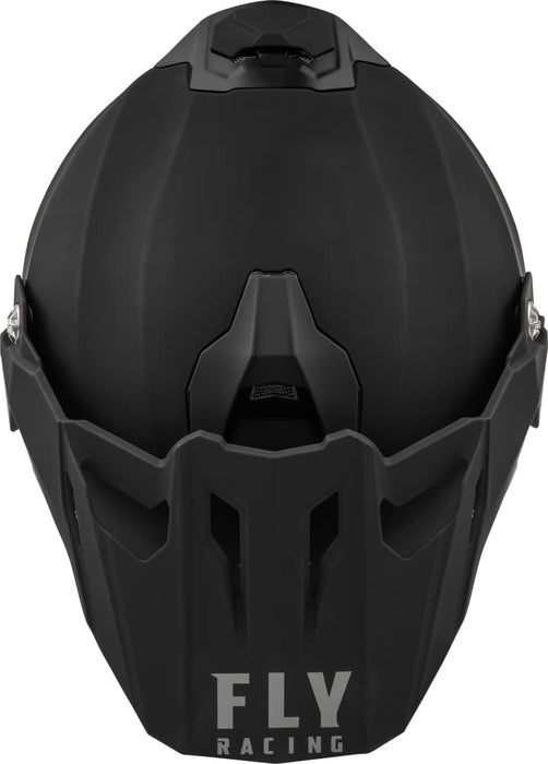 Fly Racing Trekker Helmet (Matte Black, Small)