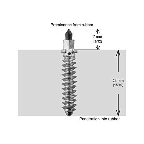 iGrip Shouldered Racing Tire Studs 32mm, Box of 200 Screws Pack