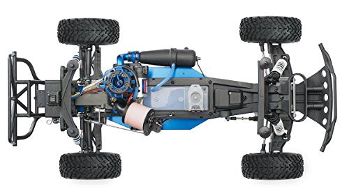 Traxxas Nitro Slash: Powered 2WD Short Course Racing Truck with TQ 2.4 GHz Radio & TSM (1/10 Scale) Blue