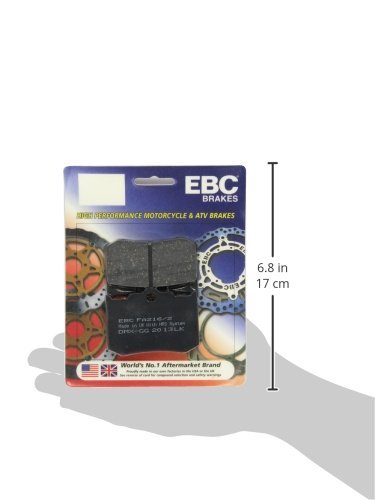 EBC Brakes FA216/2 Disc Brake Pad Set, Black