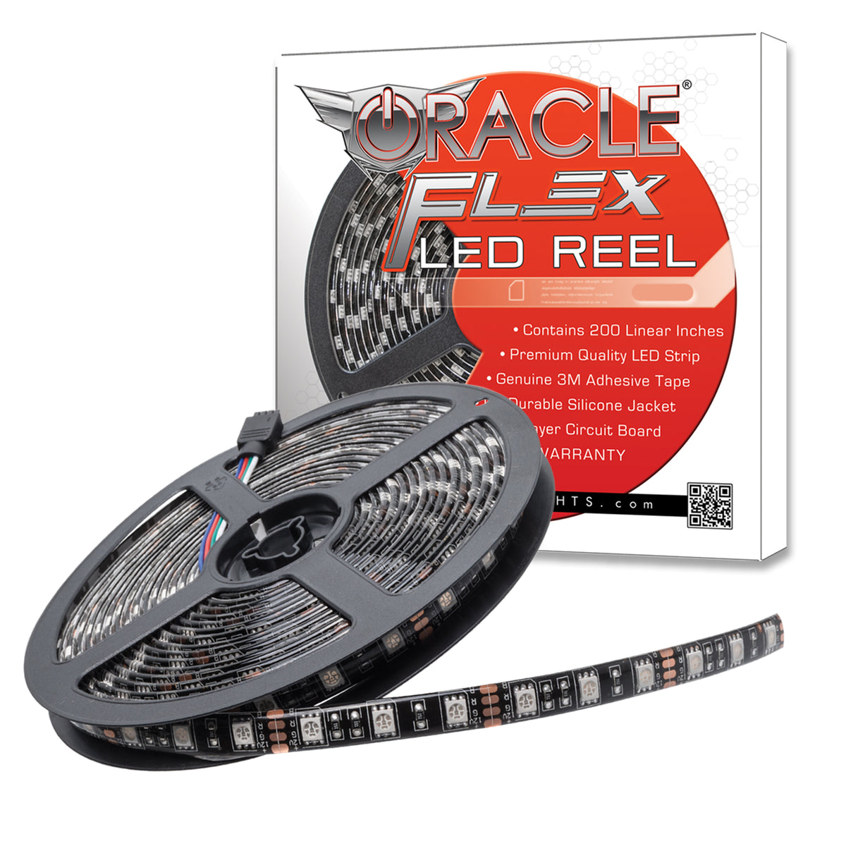 Oracle Exterior Black Flex LED Spool Yellow SEE WARRANTY 4223-006