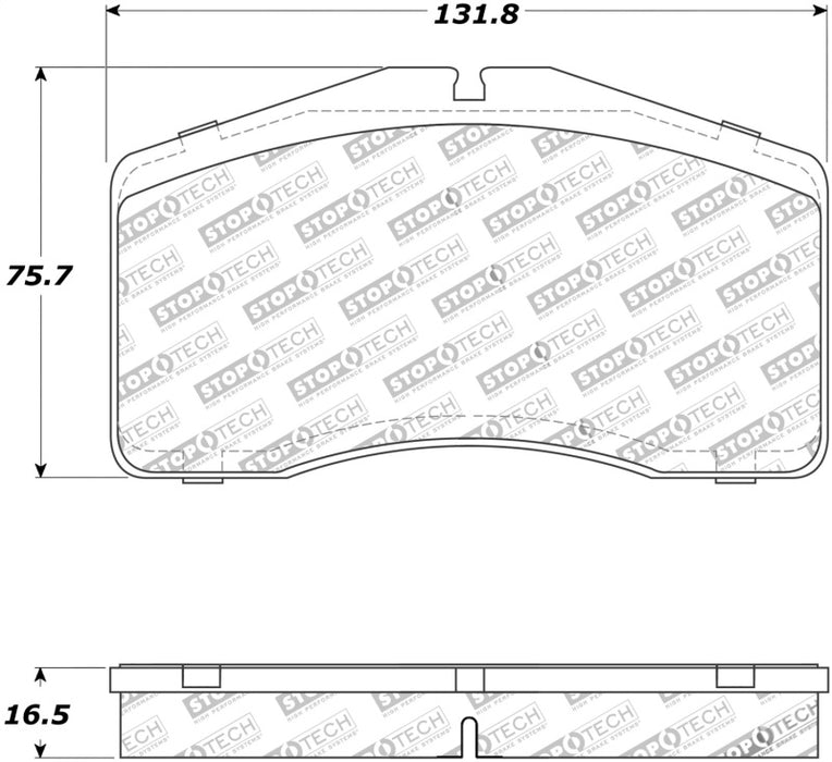 StopTech Street Touring 92-98 Porsche 911 Front Brake Pads 308.0594