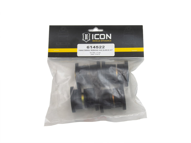 Icon 78550/78550Dj Upper Control Arm Bushing And Sleeve Kit 614522