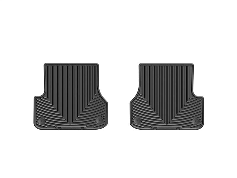 WeatherTech 12+ Audi A6/S6 Rear Rubber Mats Black W301