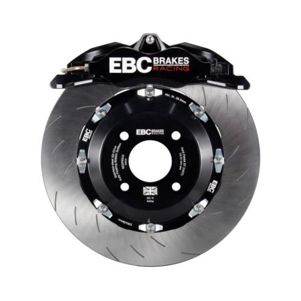 EBC 06-15 Fits Mazda Miata MX5 (Nc) Black Apollo-4 Calipers 330mm Rotors Front Big Brake Kit BBK018BLK-1