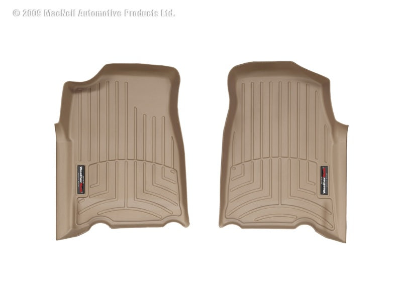 WeatherTech 04+ GMC Canyon Ext Cab Front FloorLiner Tan 450761