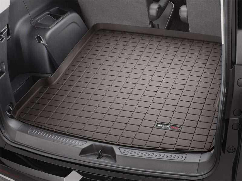 WeatherTech 2017+ GMC Acadia/Acadia Denali (6 & 7 Passenger Models Only) Cargo Liners Cocoa 43924