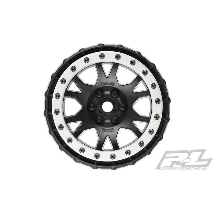 Proline Racing PRO276303 Impulse Pro-Loc Wheels with Stone Gray Rings for X-MA&#44; Black