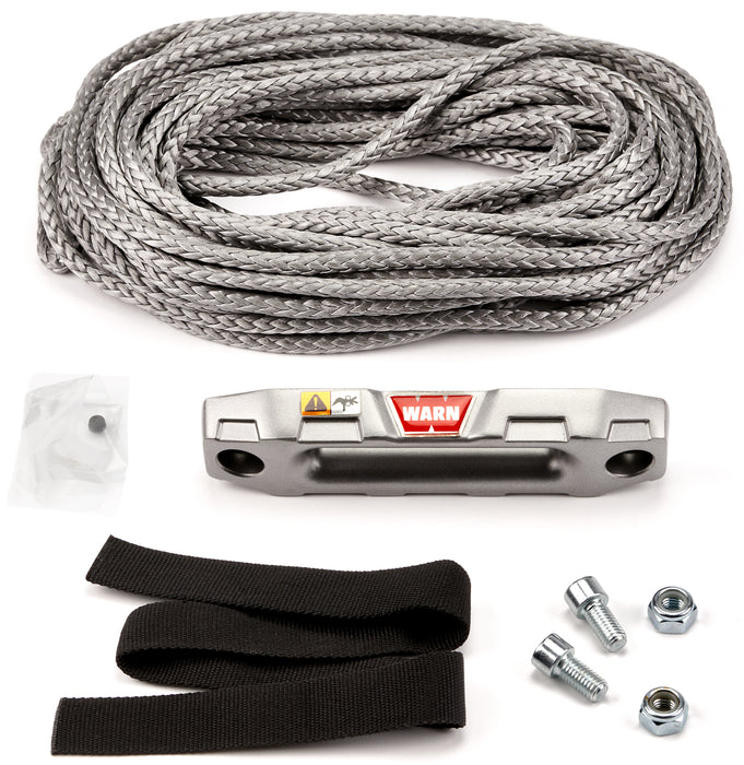 WARN 100970 Accessory Kit - Epic Synthetic Rope for ATV and UTV Winch: 1/4" x 50'