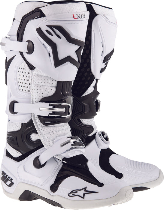 Alpinestars Tech 10 Boots White Vented Sz 11 C482-00311