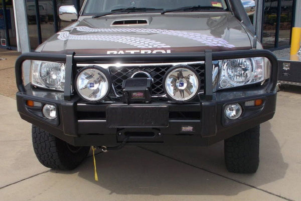 Dobinsons 4X4 Classic Black Deluxe Bullbar For Nissan Patrol Y61 Gu Wagon (Series 4) (09/2004 On) & Patrol Y61 Gu Ute (Series 4) (2006 On) (Bu45-3691) BU45-3691