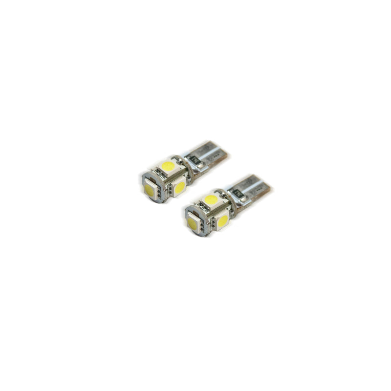 Oracle T10 5 LED 3 Chip SMD Bulbs (Pair) Green SEE WARRANTY 4801-004