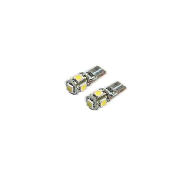 Oracle T10 5 LED 3 Chip SMD Bulbs (Pair) Amber SEE WARRANTY 4801-005