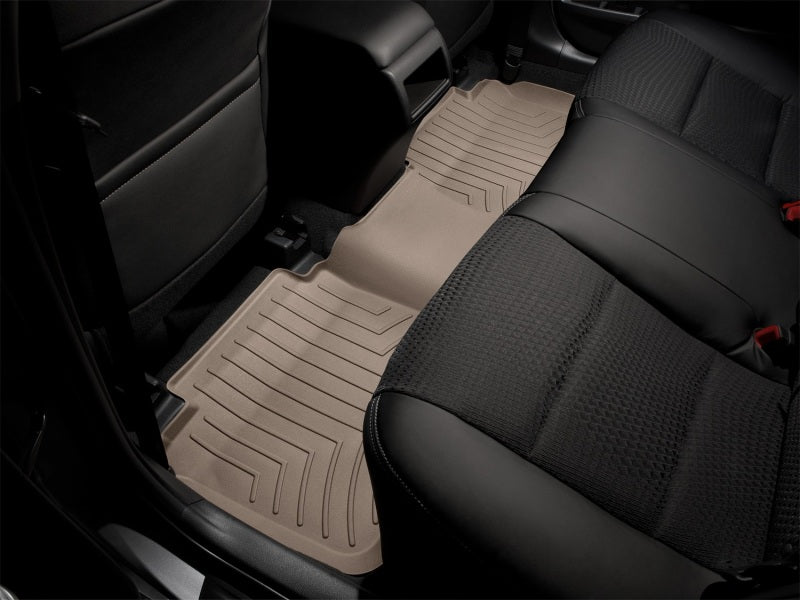 WeatherTech 2014+ Toyota Highlander Rear FloorLiner (2nd Row Buckets) Tan 456324