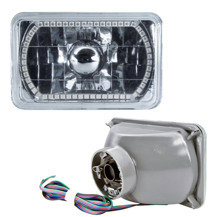 Oracle Pre-Installed Lights 4x6 IN. Sealed Beam ColorSHIFT Halo SEE WARRANTY 6909-333