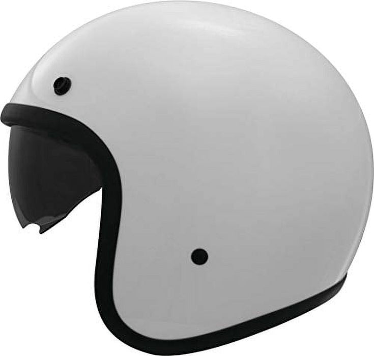 THH T-383 Open Face Motorcycle Helmet White XL