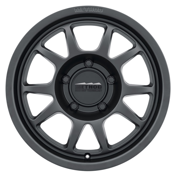 Method MR702 17x7.5 +50mm Offset 5x130 78.1mm CB Matte Black Wheel MR70277553550