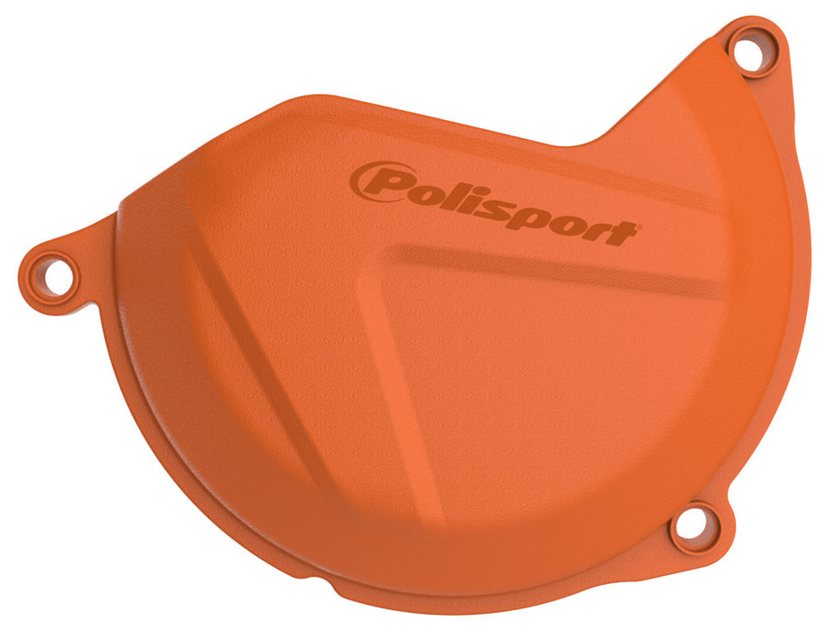 Polisport Clutch Cover Guard (Orange KTM) Compatible With 13-15 KTM 450SXF