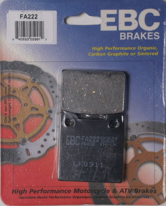 EBC Brakes FA222 Disc Brake Pad Set