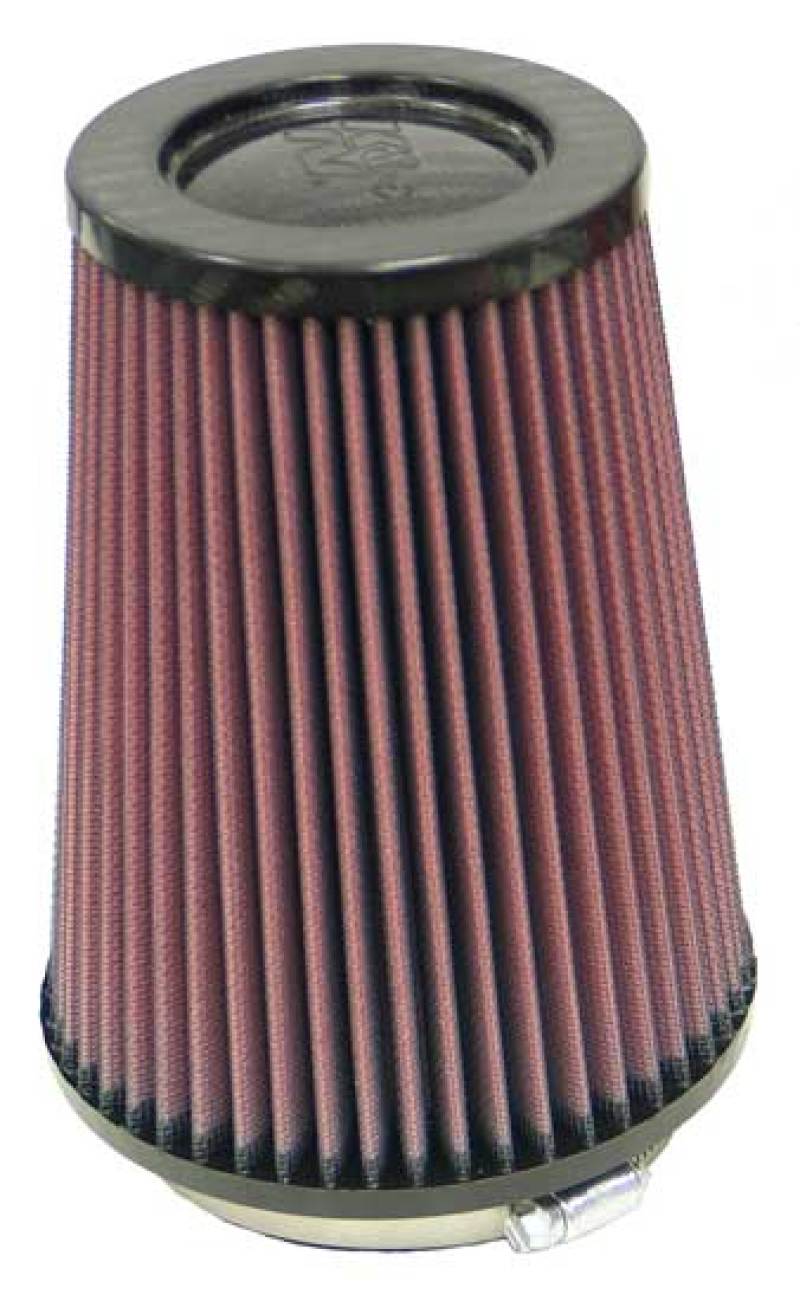 K&N Round Tapered Universal Air Filter 4 inch Flange 5 3/8 inch Base 4 inch Top 7 inch Height RP-4970