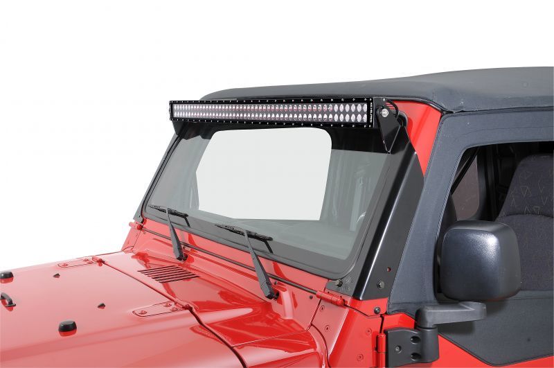 KC HiLiTES 97-06 compatible with Jeep TJ Overhead Mount Bracket Set for 50in. C-Series/Gravity Pro6 LED Light Bars 7340