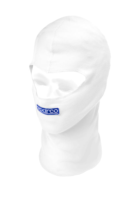 Sparco Head Hood 100 Percent Cotton White 002201BI