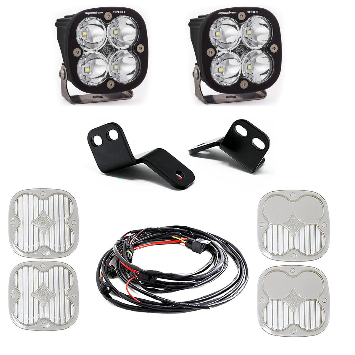 Baja Designs Squadron Sport A-Pillar Kit 18-22 Wildcat Xx Driving/Combo Clear 447827
