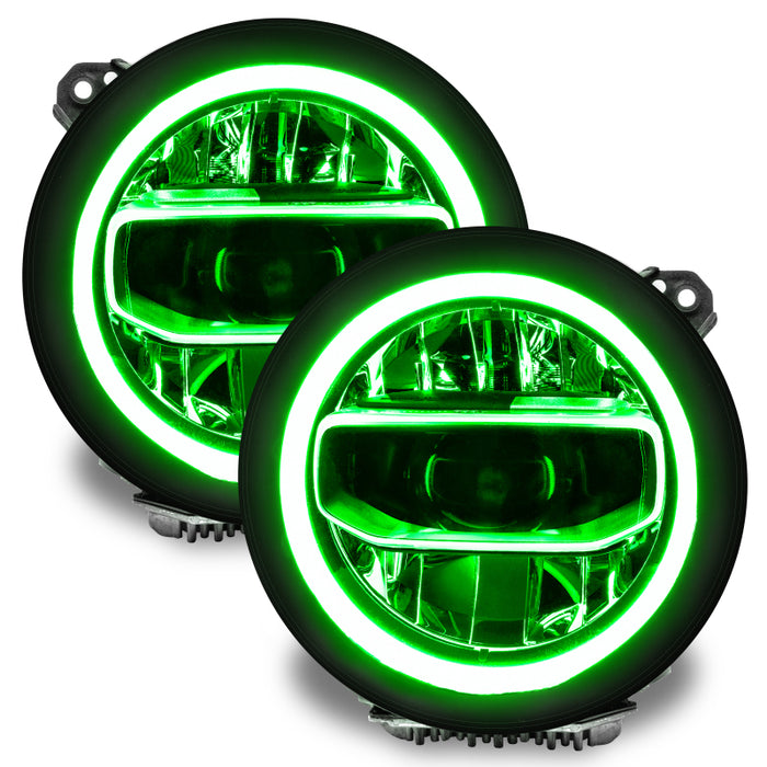 Oracle Lighting Fits Jeep Wrangler Jl/Gladiator Jt Colorshift® Rgb+W Headlight