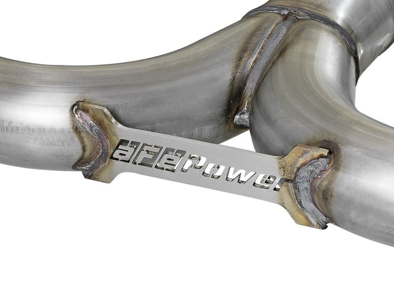 aFe Takeda 2-1/2in 304 SS Axle-Back Exhaust w/ Black Tip 14-18 Mazda 3 L4 2.0L/2.5L 49-37014-B