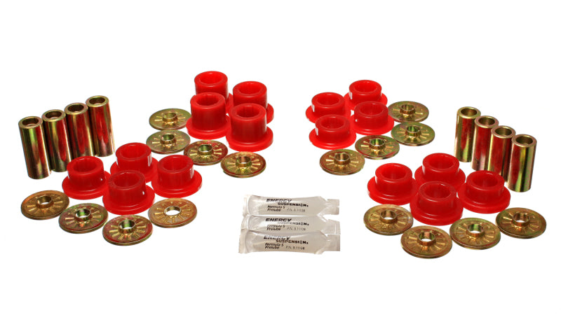 Energy Suspension 5.3126R Polyurethane Control Arm Bushings Red Fits select: 1996-2002 DODGE VIPER