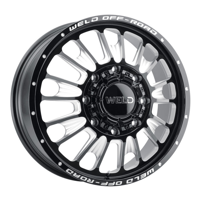 Weld Off-Road W121 20X8.25 Scorch Outer 8X200 ET-246 BS-4.92 Gloss Black MIL 142.2 W12108292N49