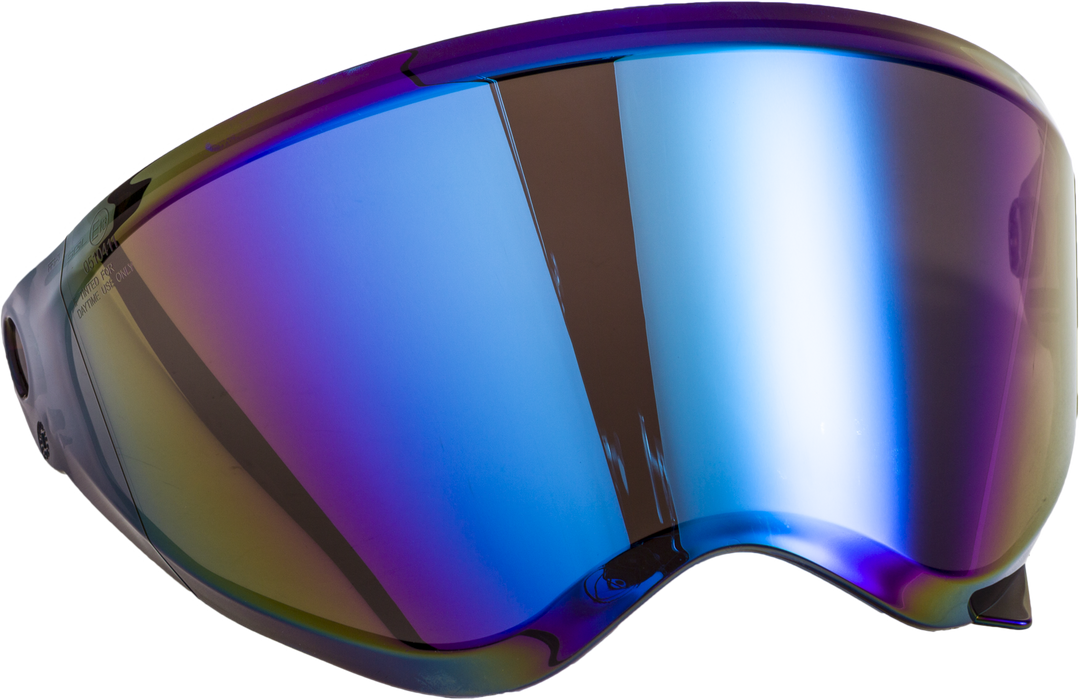 Fly Racing Trekker Helmet Face Shield Blue Iridium 73-88553