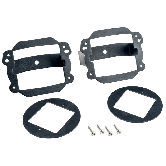 Oracle compatible with Jeep JK Fog Light to Cube Light Conversion Mount Brackets (Pair) w/ Bezel SEE WARRANTY 2179-504