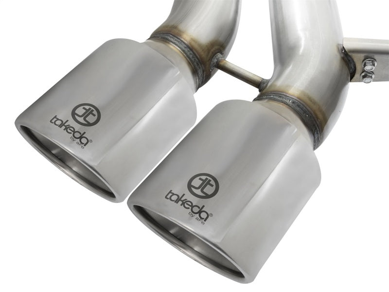 aFe POWER Takeda 3in 304 SS Cat-Back Exhaust w/ Polished Tips 13-17 Ford Focus ST L4-2.0L (t) 49-33083-P