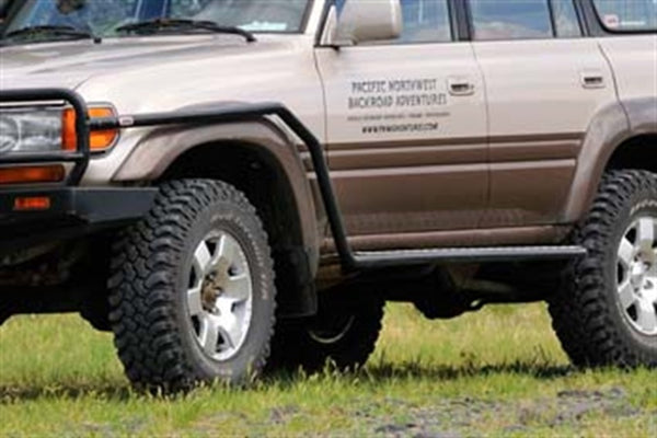 ARB Deluxe Side Rail & Step S 80Ser W/flr, Fits Toyota Land Cruiser 80 Series 4411010