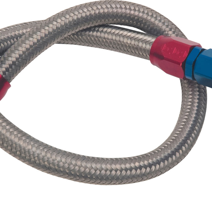 Edelbrock Fuel Line Braided Stainless for SBC ( Use w/ 8134 ) 8123